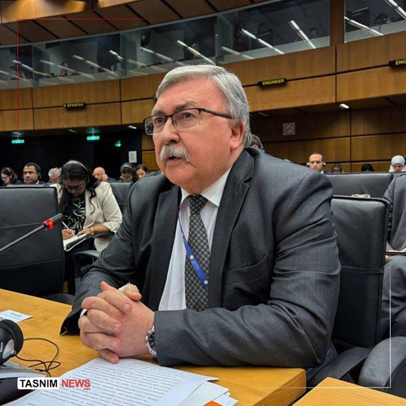 A gray-haired, mustached man in a dark suit and tie sits at a conference table with clasped hands, papers, and a microphone, in a wood-paneled meeting hall.