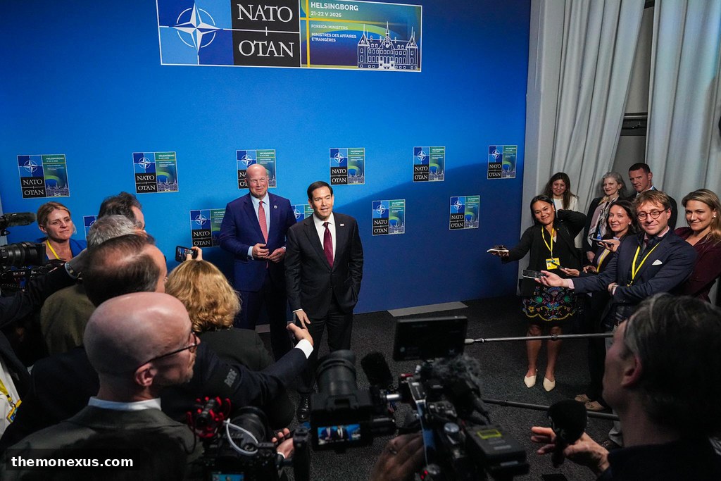 While diplomats spoke in measured tones, the mechanics of escalation moved faster — Iran at highest military alert, Trump at the White House with the press lid down, and a CBS News report that strikes were being prepared.