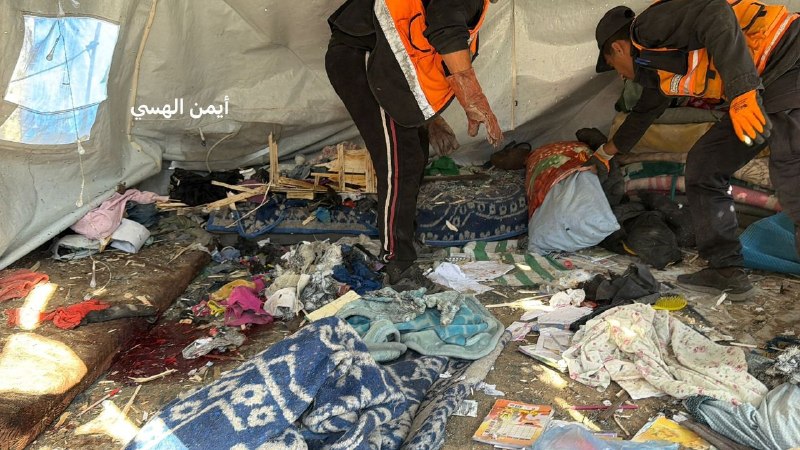 Hospital sources in Gaza City report at least six killed and more than fifteen wounded after an Israeli strike on tents sheltering displaced Palestinians in the Al-Rimal district on 6 June 2026.