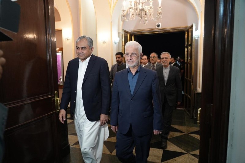 Pakistani Interior Minister Mohsin Naqvi on arrival in Tehran, 6 June 2026.