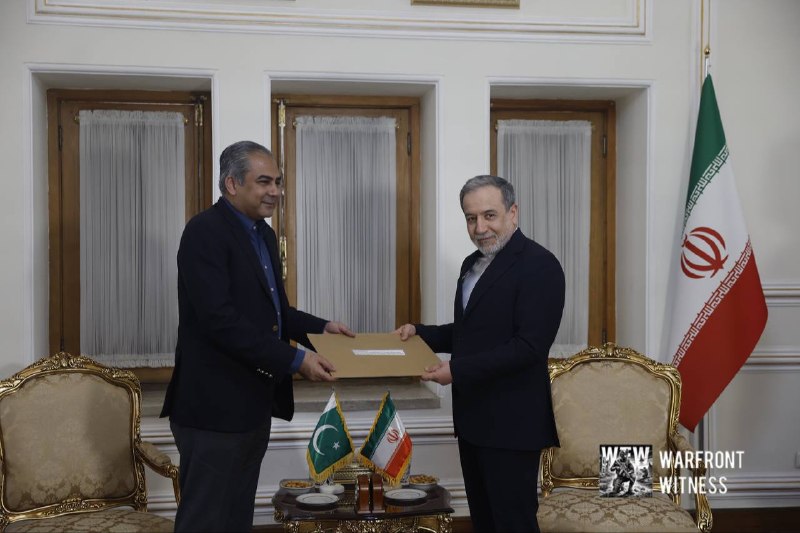 Pakistan's Interior Minister Mohsin Naqvi meets Iranian Foreign Minister Abbas Araghchi in Tehran on the morning of 7 June 2026, prior to delivering a sealed letter from Chief of Army Staff Field Marshal Asim Munir to the Supreme Leader's office.