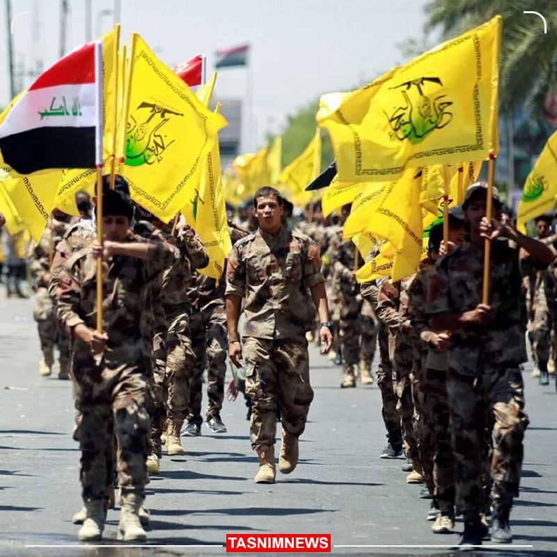 Al-Nujba Movement imagery circulated by Iranian state-linked wires on 9 June 2026, accompanying a media interview with movement leader Majid Al-Kaabi.