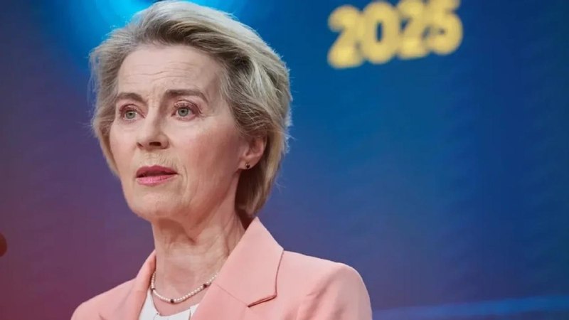 European Commission President Ursula von der Leyen presents the 21st sanctions package in Brussels on 9 June 2026.