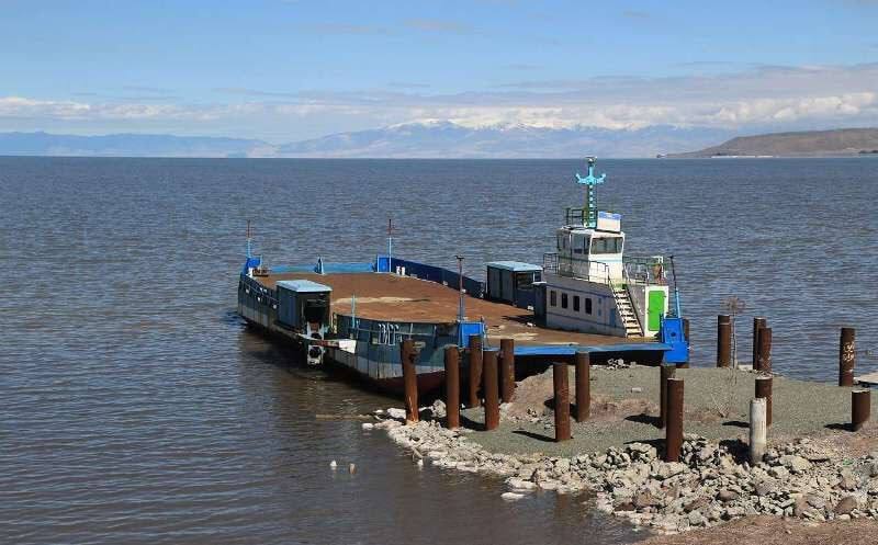 Surface water visible on the bed of Lake Urmia in West Azerbaijan Province, in a frame circulated by Iranian outlets in 2026.