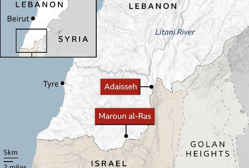 File image distributed by Al Alam Arabic showing damage in southern Lebanon during the 9 June 2026 Israeli bombardment campaign.