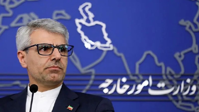 File photograph of Iranian Foreign Ministry spokesman Esmail Baghaei at a press briefing in Tehran.