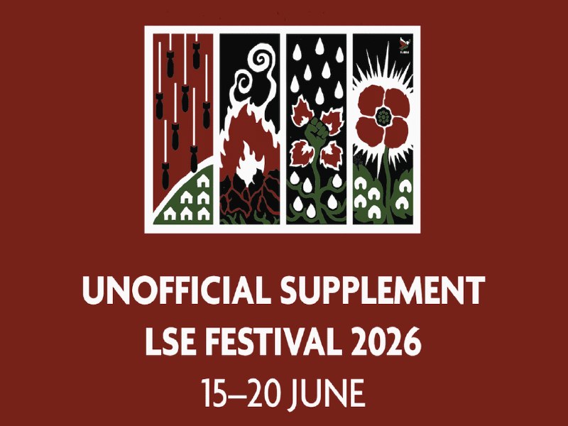 A screenshot of the open letter published by LSE students on 10 June 2026, criticising corporate sponsorship of the university's flagship festival.