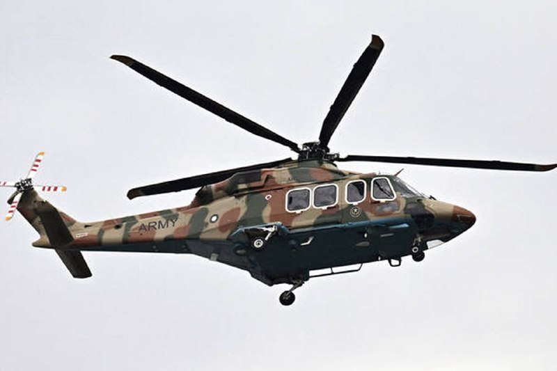 Frame from Tasnim News coverage of the Pakistan Army Mi-17 helicopter crash near Muzaffarabad, Azad Kashmir, 10 June 2026.