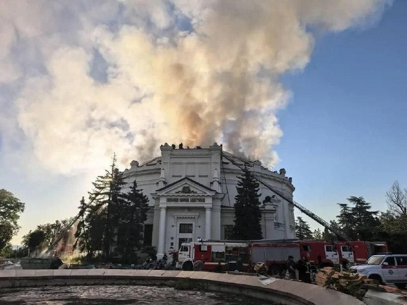A Ukrainian drone strike on Sevastopol damaged the 1902 circular panorama of the 1854-55 siege, a work Russia has long treated as a foundational image of the city's identity.