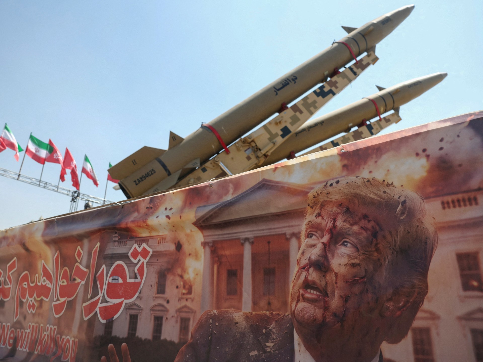 As a second day of US strikes on Iranian targets unfolds, the president publicly alternates between the language of peace and the promise of escalation — and Tehran shoots down a US helicopter over the world's most sensitive oil chokepoint.