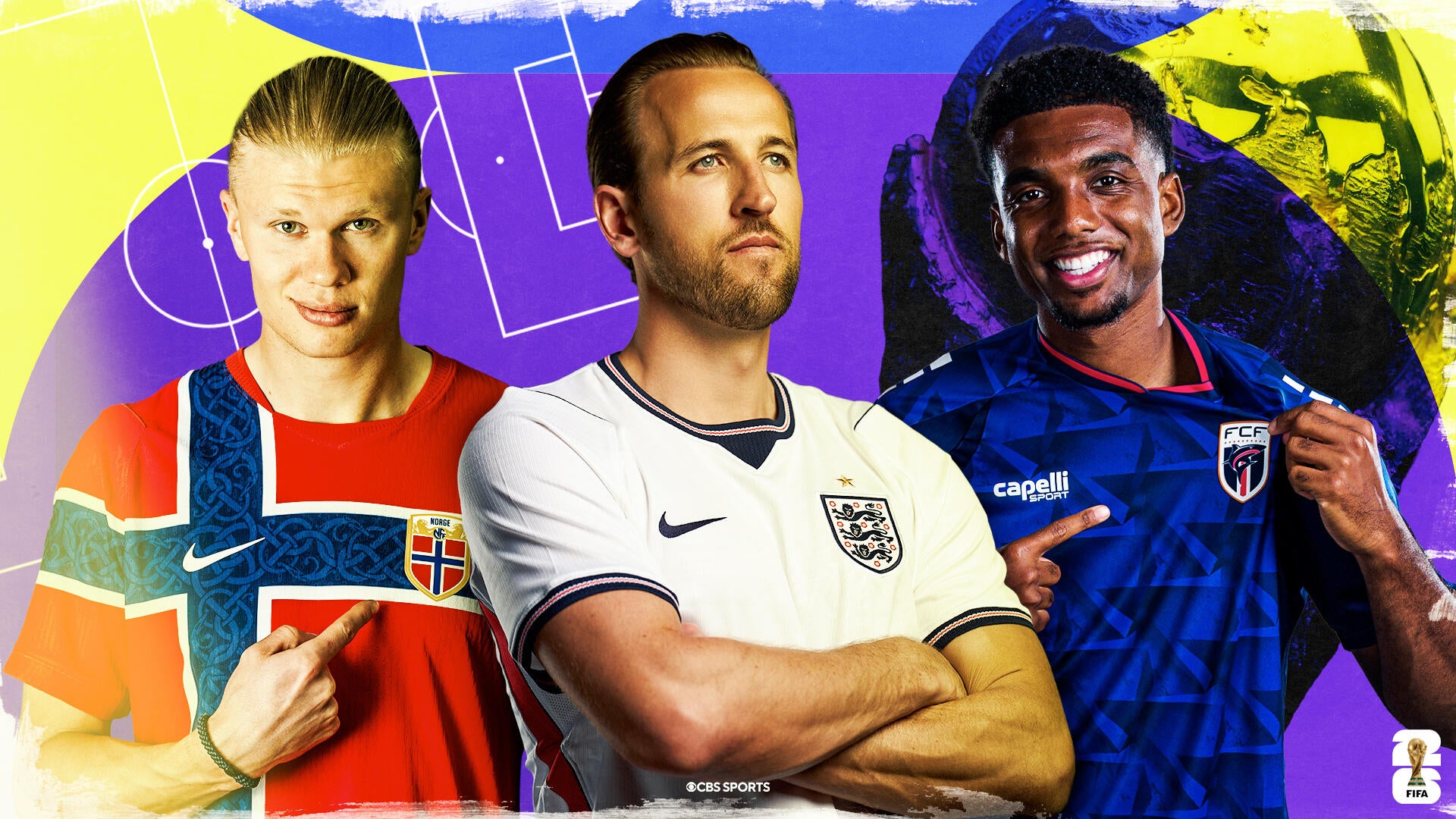 A promotional graphic for CBS Sports' 2026 World Cup rooting guide, published 10 June 2026.