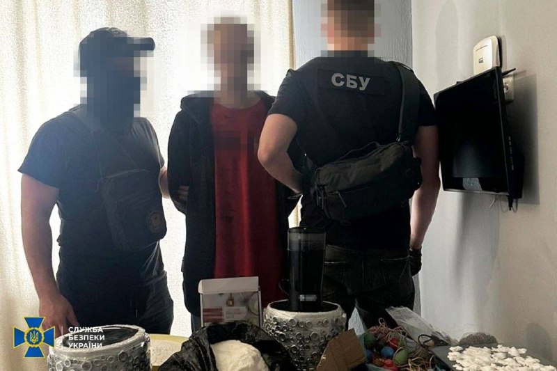 File photograph released by Ukrainian security services in connection with the detention of an alleged FSB agent in Kharkiv.