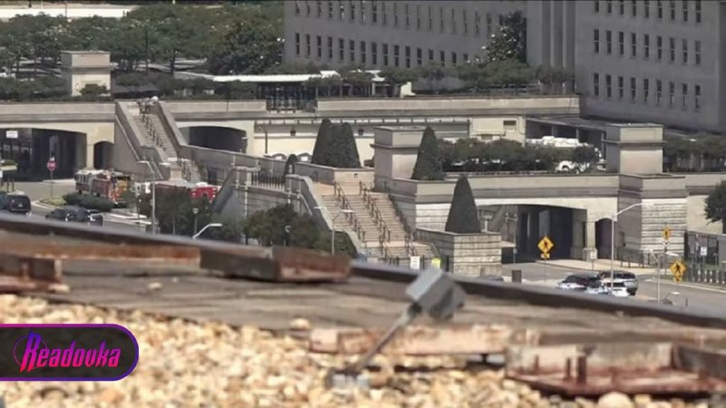 A view of the Pentagon grounds circulated on Telegram on 11 June 2026 as evacuation reports surfaced.