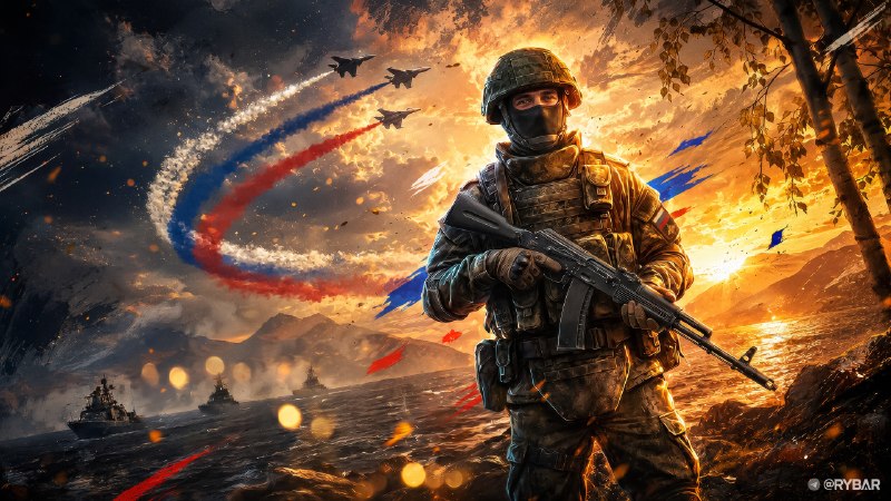 Russia Day greeting posted by the Rybar Telegram channel on 11 June 2026, framing the holiday as a symbol of generational continuity.