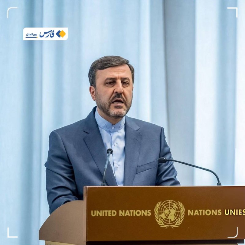 Iran's Deputy Foreign Minister for Legal and International Affairs, Kazem Gharibabadi, addressing reporters in Tehran on a previous dossier.