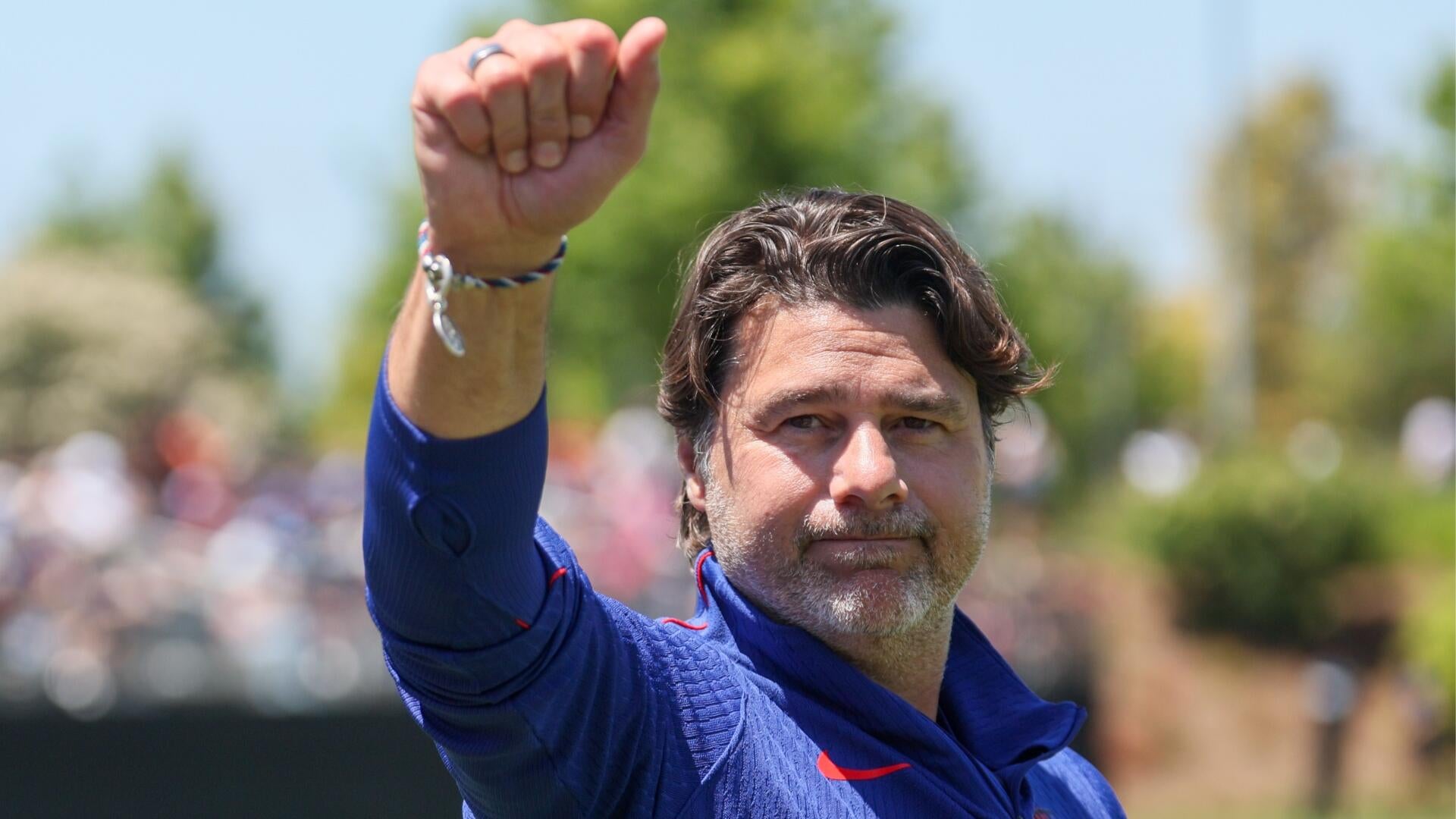 Mauricio Pochettino speaks to reporters on 11 June 2026, on the eve of the USMNT's World Cup opener against Paraguay.