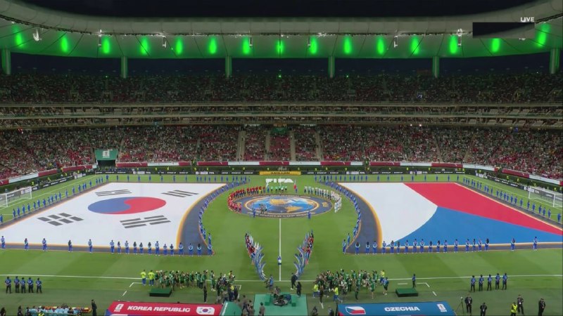 South Korea v Czech Republic, Group A of the 2026 World Cup, played in Guadalajara, Jalisco, Mexico.