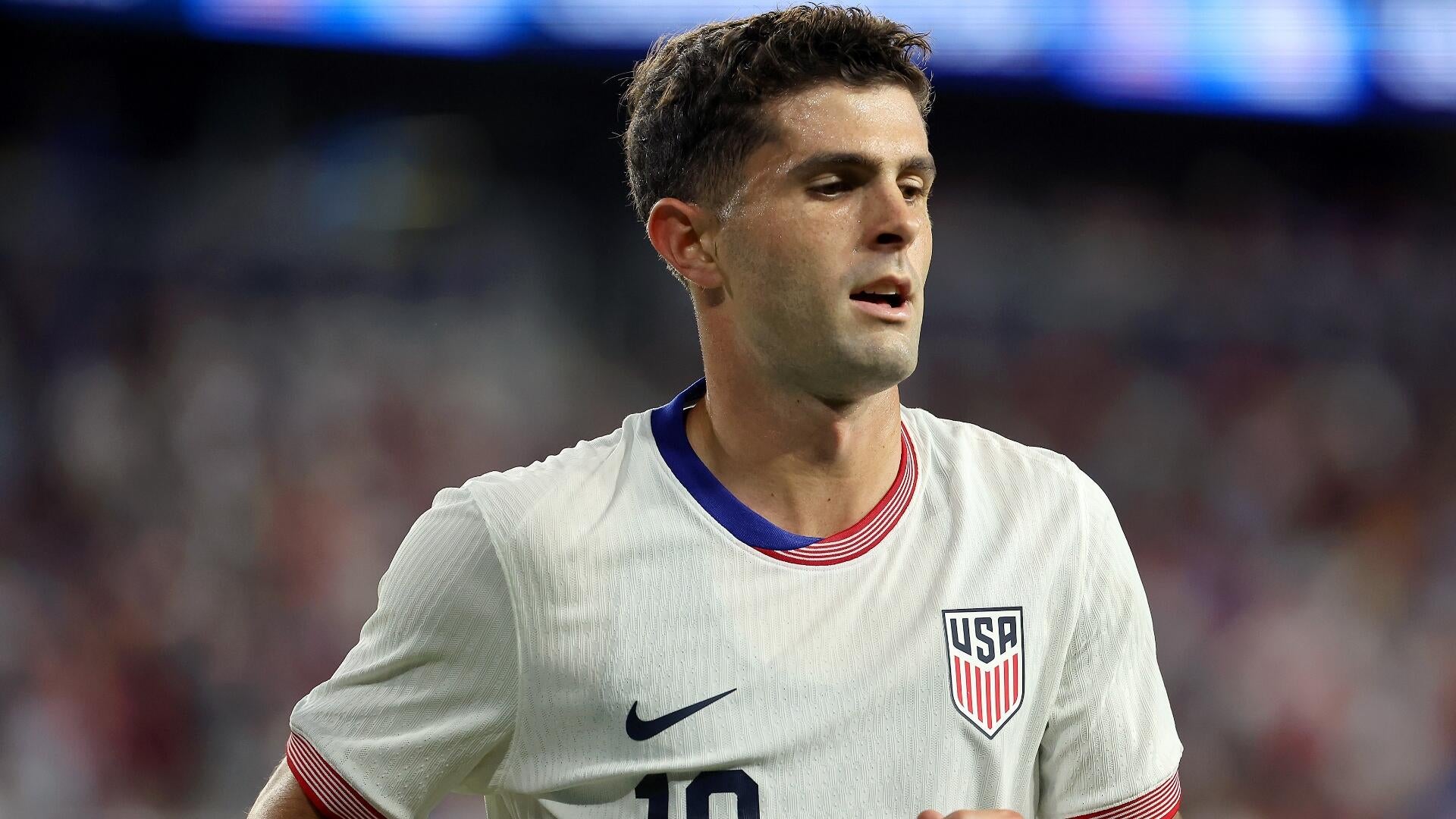 Christian Pulisic during a USMNT pre-World Cup camp; the Americans open the tournament on home soil Friday against Paraguay.
