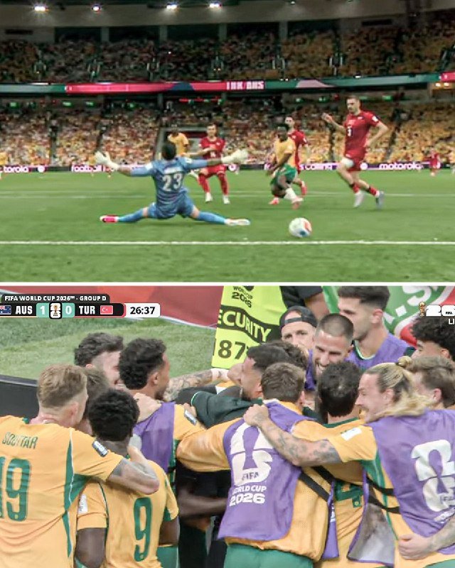 A FIFA World Cup 2026 promotional graphic shows two male soccer players facing each other in profile, with stats reading "Messi 18 Goals" and "Mbappé 16 Goals" above the text "Who comes out on top?"