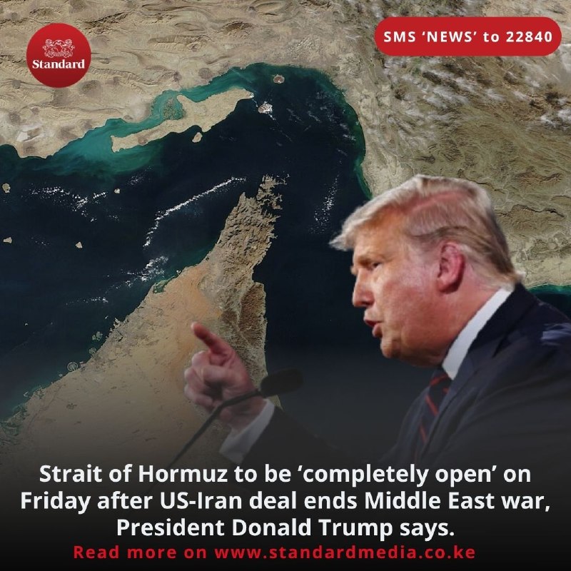 A three-line exchange on 15 June 2026 about a Friday signing, a partial opening of the Strait of Hormuz, and an MOU text due 'sometime after Friday' is doing a lot of work — most of it in place of details no one has yet been shown.