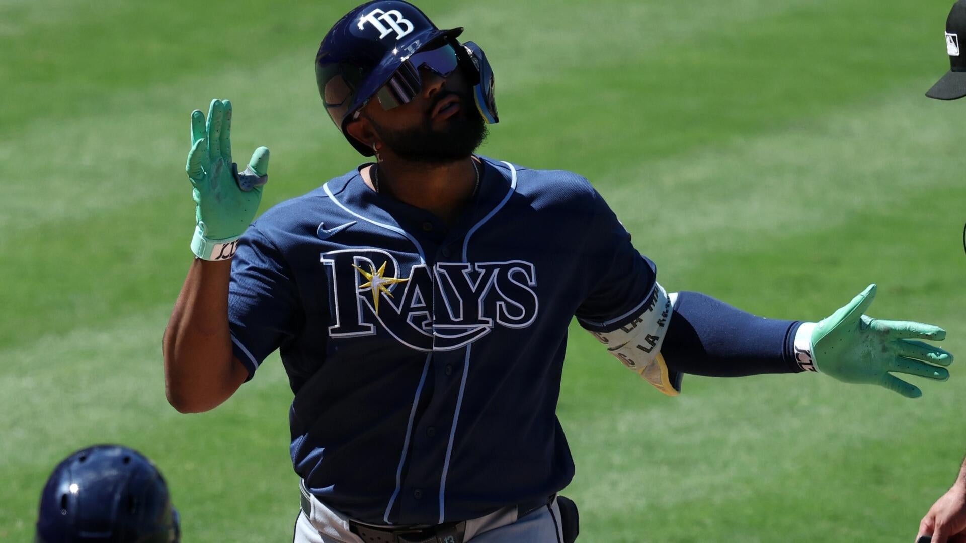 Tampa Bay's Junior Caminero anchors SportsLine's June 15 home-run props card as the Rays look to complete a series sweep of Baltimore.