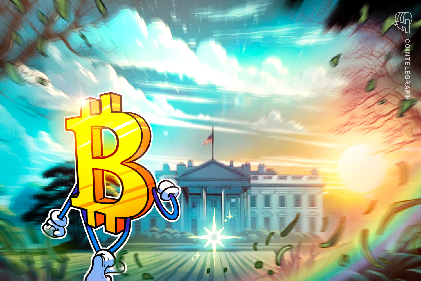 BTC briefly punched through $67,000 on the announcement of a US-Iran peace deal.