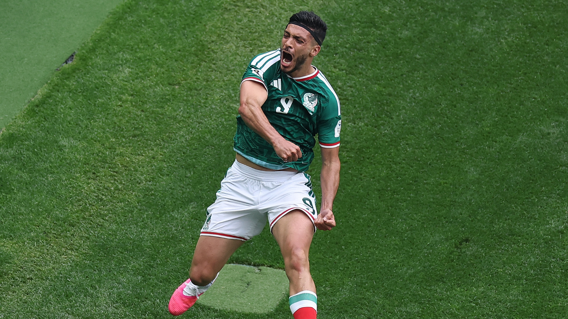 A graphic displays "ELOY ROOM — Michelob ULTRA Superior Player of the Match" above a smiling soccer goalkeeper in a white jersey holding a silver trophy.