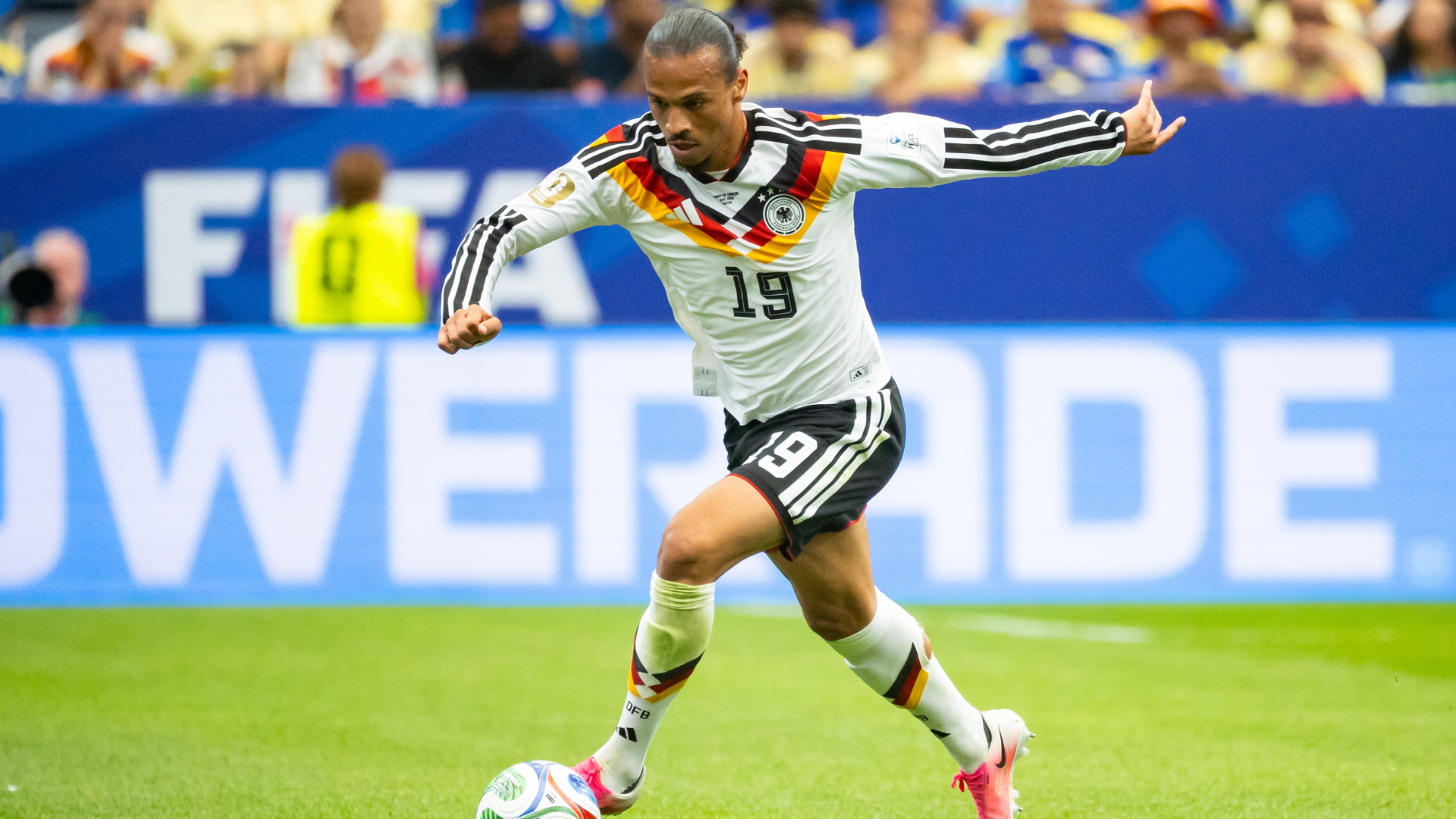 A FIFA infographic titled "Stop Hate, Protect Football" displays group-stage statistics for the FIFA World Cup 2026, highlighting 6M posts analyzed and 89K verified abusive posts.