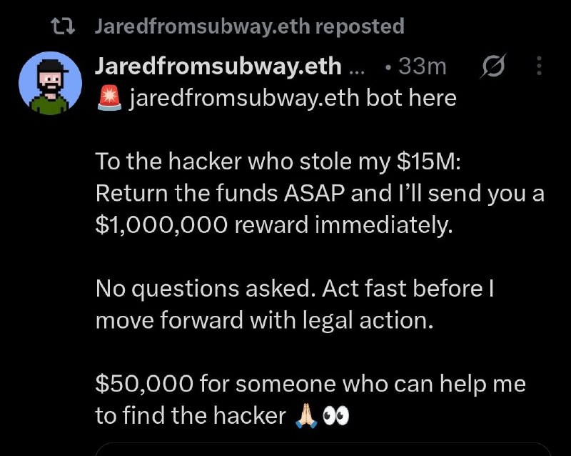 An Ethereum MEV bot lost roughly $15M in minutes on 21 June 2026.