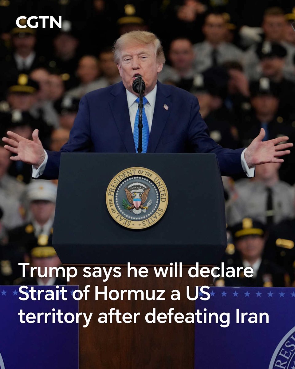 In a single weekend press cycle, the US president laid out a posture that fuses military primacy with economic strangulation — and declared the world's most sensitive oil chokepoint 'totally open.'