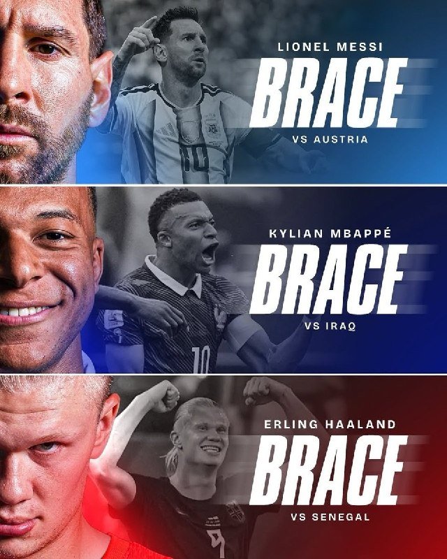 Haaland's efficiency has dragged him into the same sentence as Mbappé, Messi and Ronaldo, but the all-time ledger still belongs to the men who played a decade longer on bigger stages.