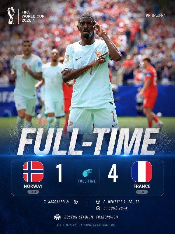 A FIFA infographic displays 2026 World Cup group-stage social media protection statistics, including 6M posts analyzed, 225K flagged by AI, and 2M comments hidden.