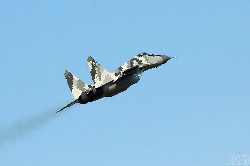 A Ukrainian MiG-29 came down on a nighttime mission over the Poltava region.