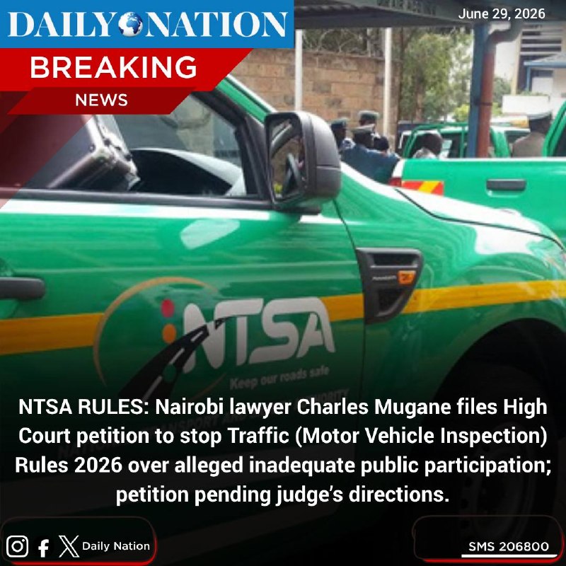 A Nairobi lawyer's challenge to the 2026 motor-vehicle inspection rules lands squarely on Article 118 of Kenya's constitution — and on a bureaucracy that has spent two decades learning to defend itself from the public that funds it.