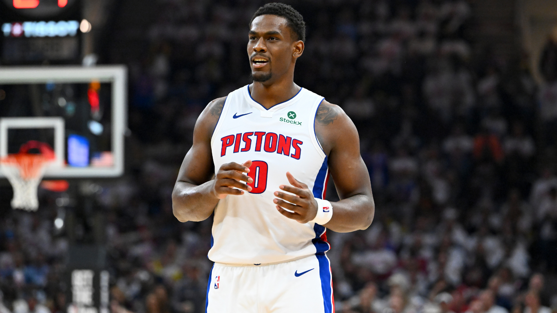 The Pistons' All-NBA big man has meetings set with the Lakers and Kings as restricted free agency opens on Tuesday, with Detroit holding the matching card.