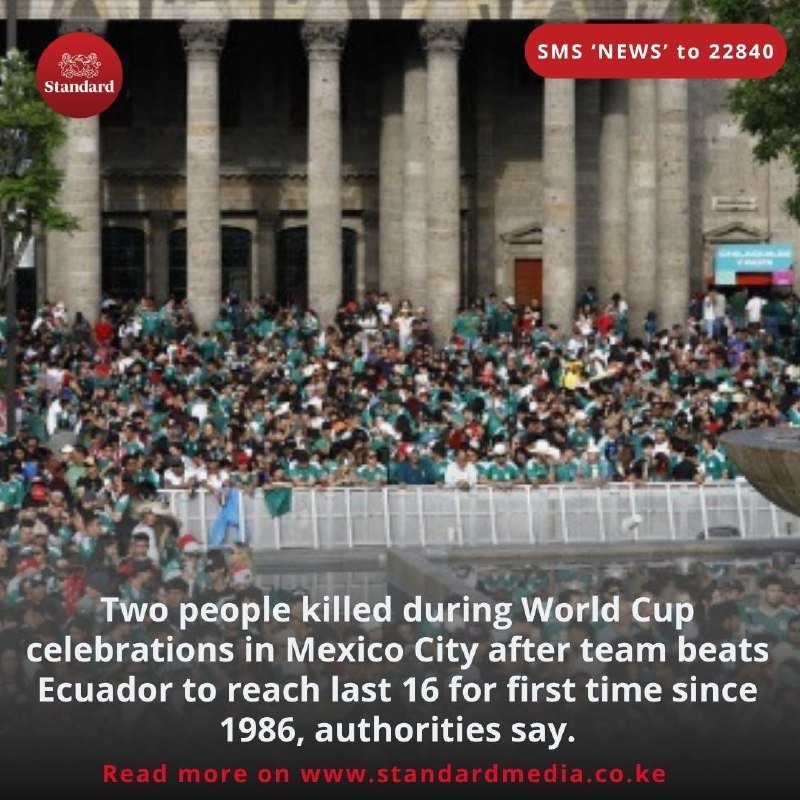More than a million fans poured into central Mexico City after El Tri beat Ecuador 2-0, but three people died from asphyxiation in the crush.
