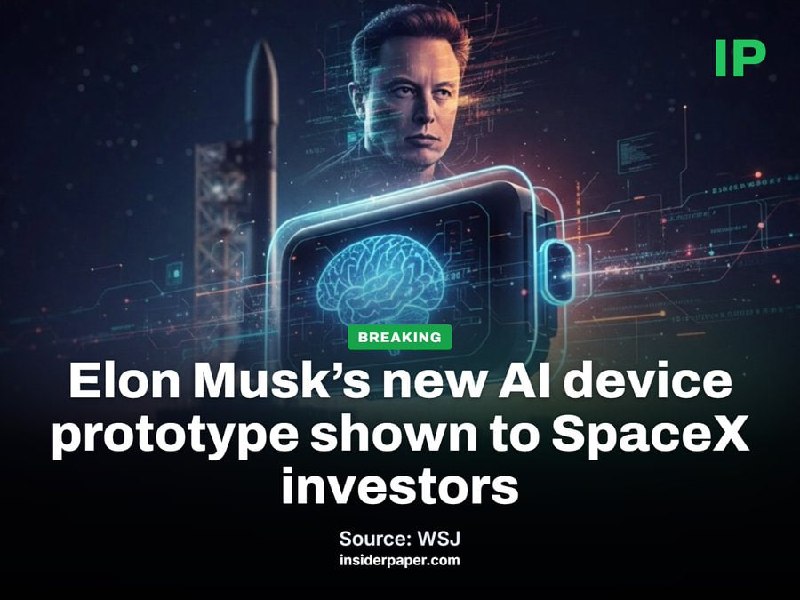 SpaceX has shown investors a phone-shaped AI prototype, according to WSJ.