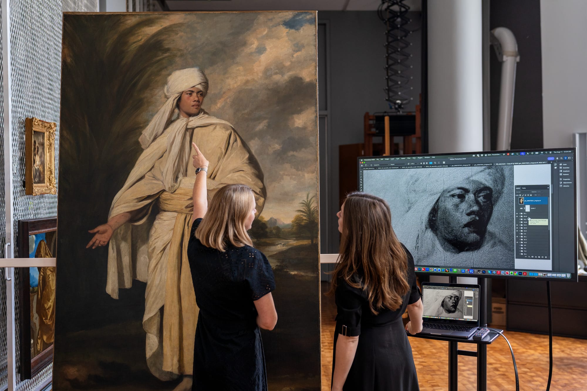 London's National Gallery has received a major 18th-century history painting by Angelica Kauffman, donated by Dallas collectors.