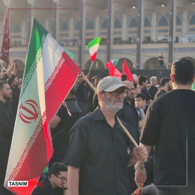 A Press TV graphic shows a man in clerical robes waving above a large crowd, overlaid with the text "Ayatollah Khamenei's Funeral: Among the Largest in History."