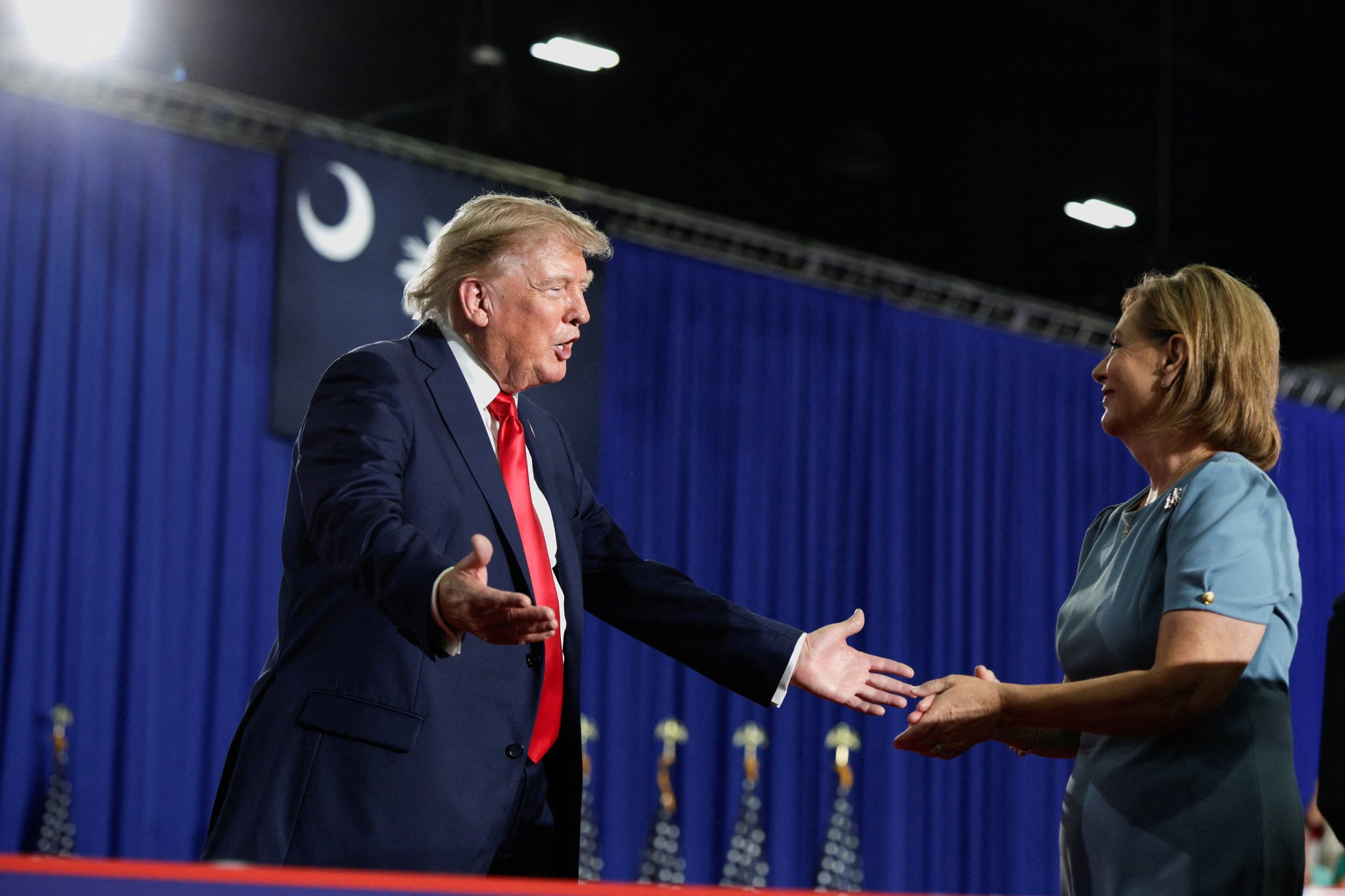 On the National Mall, the president turned a 250th-anniversary rally into a one-man civics lecture about communism, unity, and the flag.