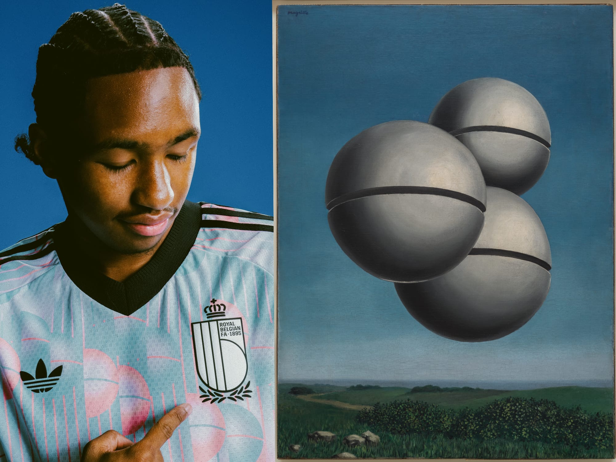 A cycling jersey, a music festival, a comic-book hero — and now René Magritte.
