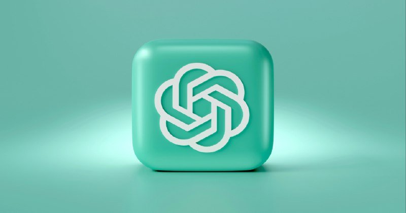 A teal 3D app icon featuring a white interlocking circular knot logo sits centered against a matching teal gradient background.
