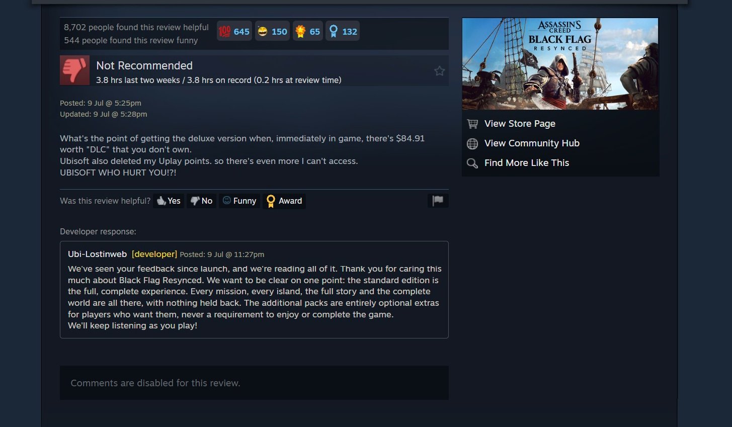 A remaster launches to derision, fifty-one staff lose their jobs, and the DLC costs more than the game.