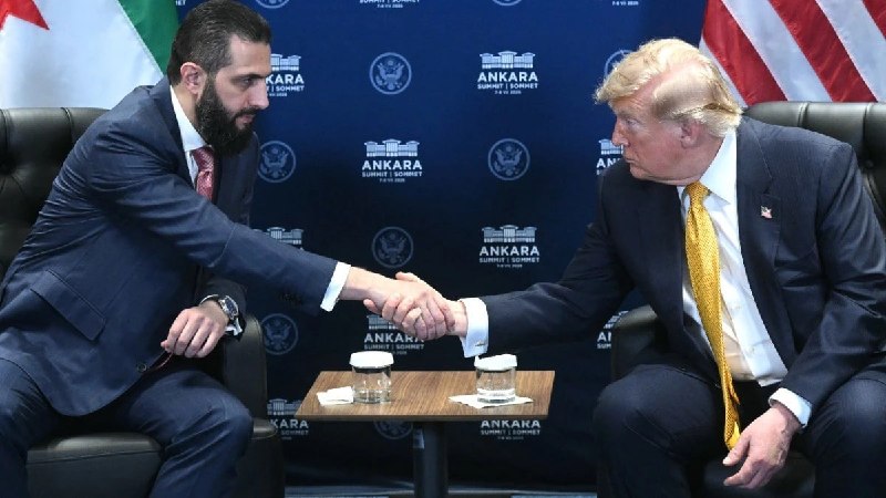 A White House meeting with Syria's Ahmad al-Sharaa opens the door to US military aid and a terrorism-list exit.