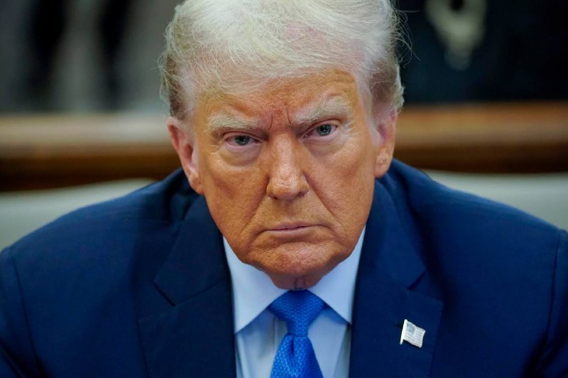 A social media post from verified account "Donald J. Trump" (@realDonaldTrump) announces that an American citizen detained in Iran since December 2024 has been released.