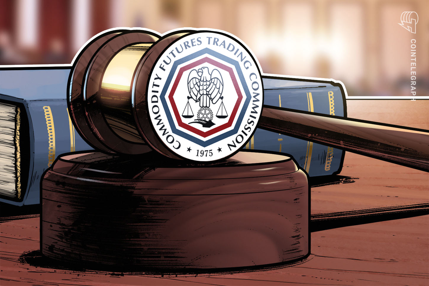 Composite image illustrating US derivatives rulemaking as onchain trading venues press the CFTC for tailored treatment.