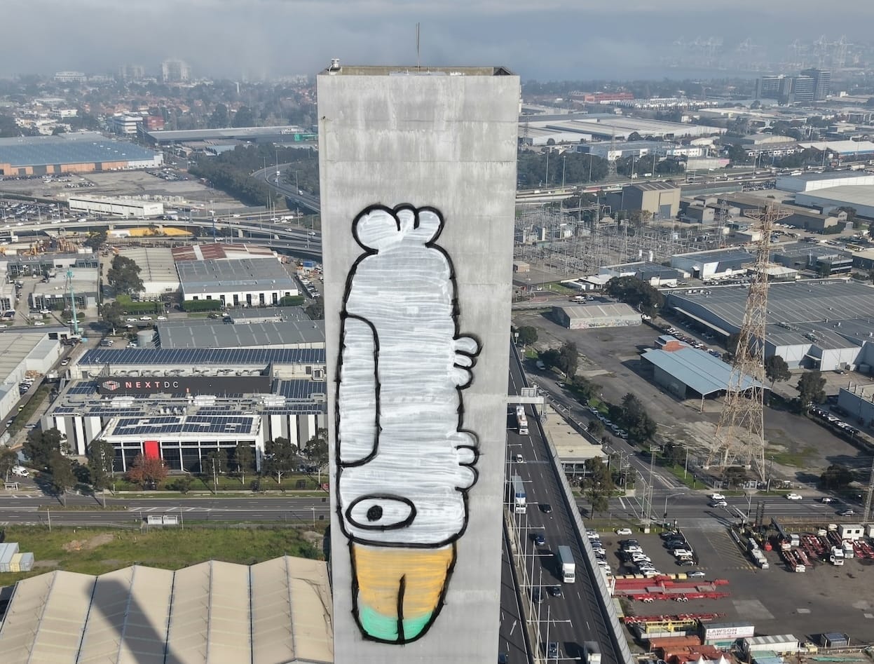 Days after police arrested a graffiti artist for tagging a Melbourne bridge tower with a giant bird, residents and cultural figures are pressing the city to preserve the work instead of scrubbing it off.
