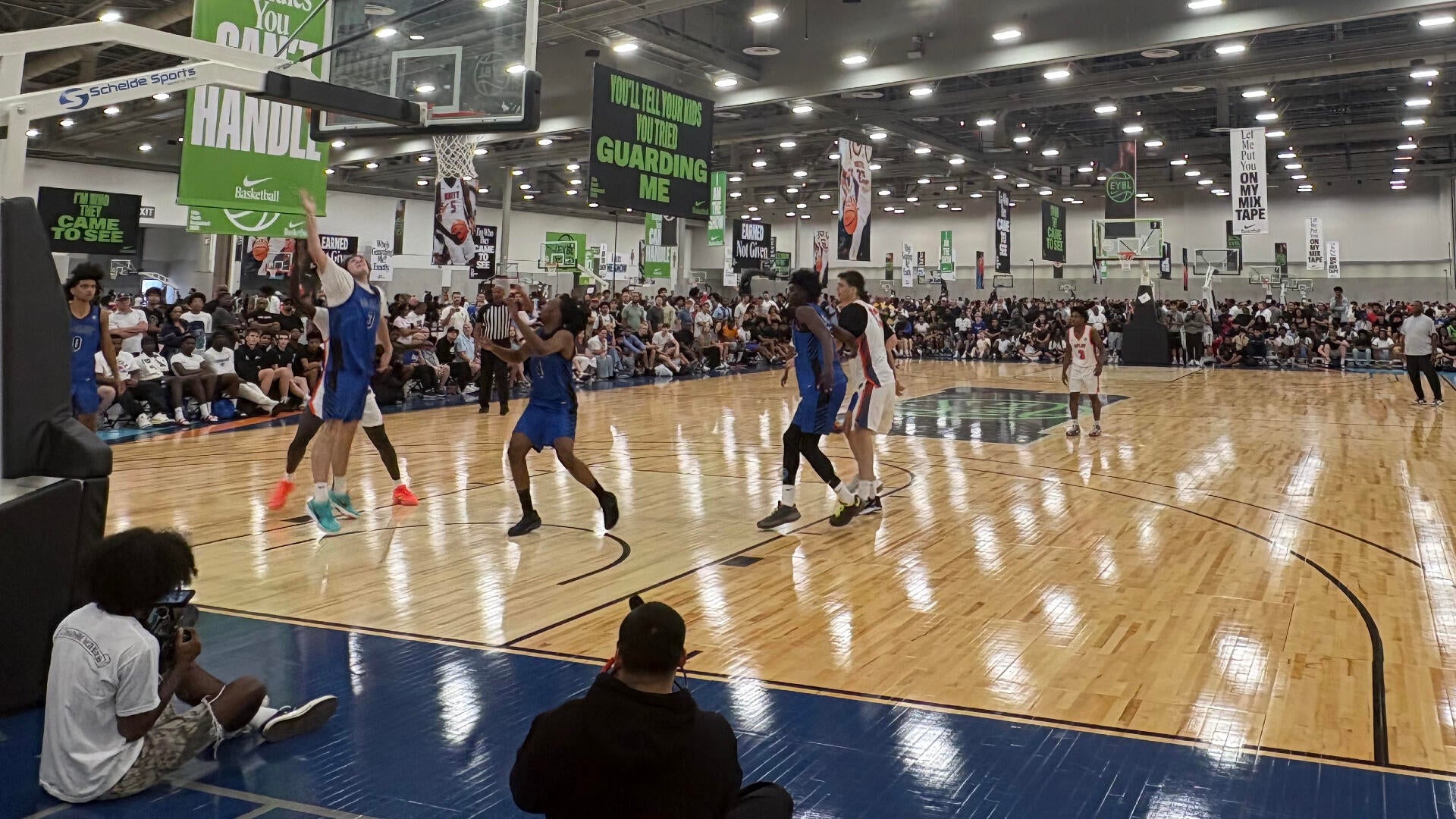 A 15-and-15 line from the Phoenix big man in Las Vegas underlines how thin the on-court minutes are stretching across the league's developmental showcase.