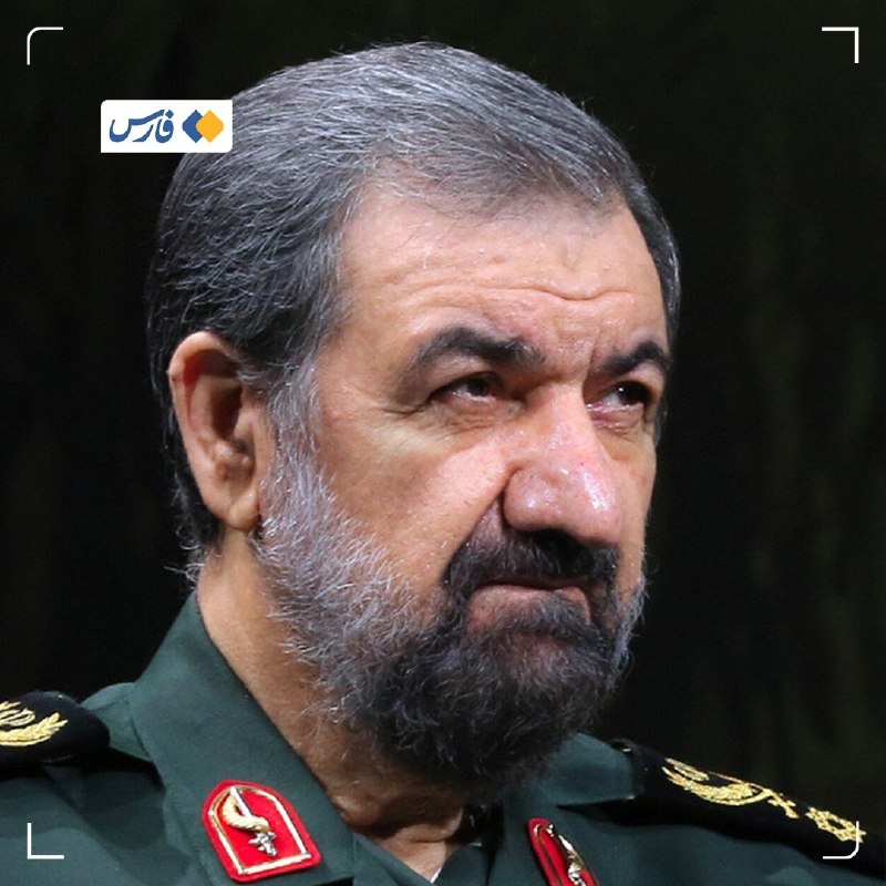 Iran's Supreme National Security Council Secretary Mohsen Rezaei in a frame carried by Iranian state media.
