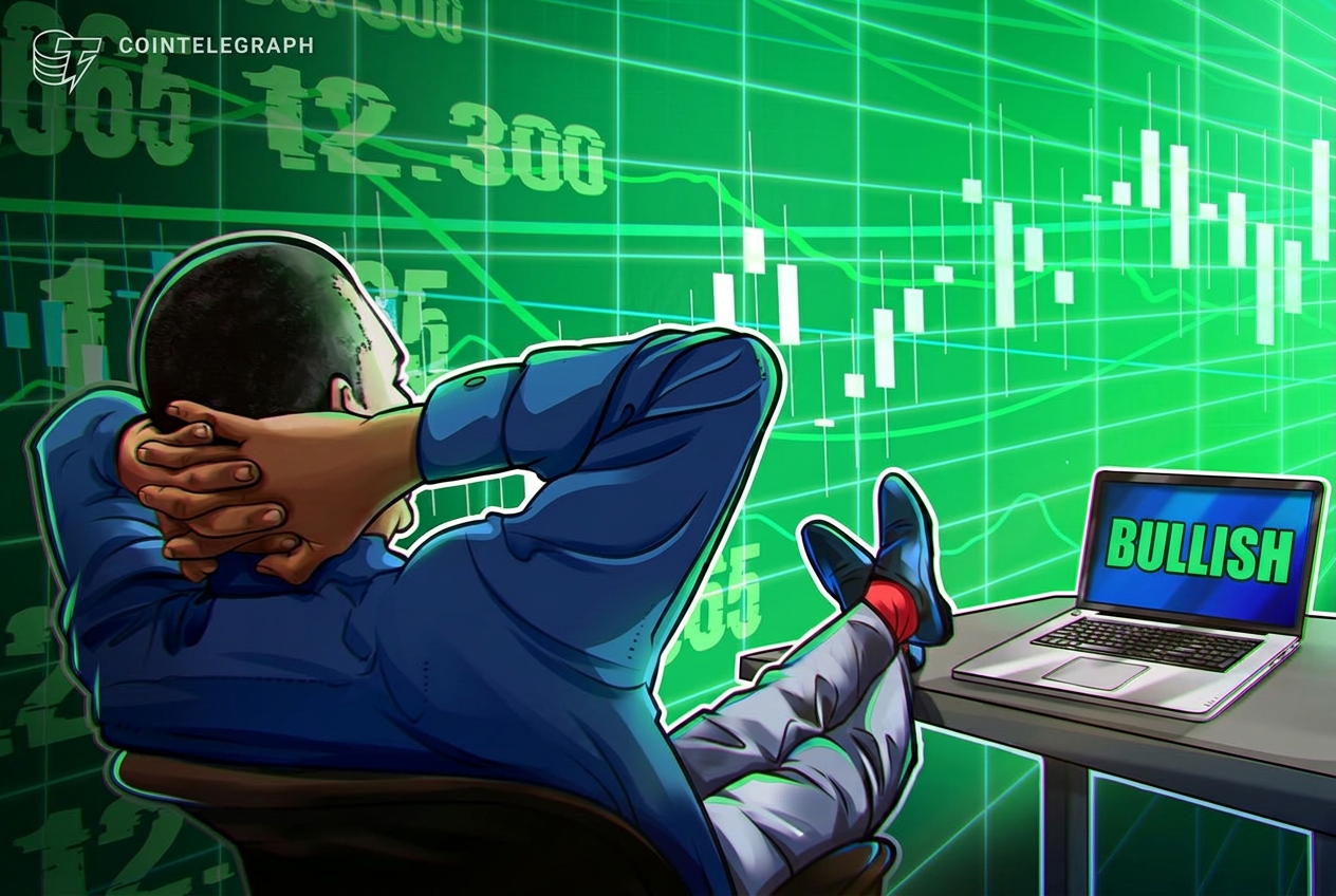 Trading-floor screens at a digital-asset exchange.